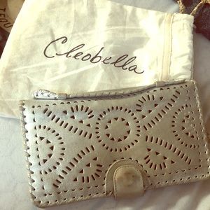 Silver Cleobella Clutch